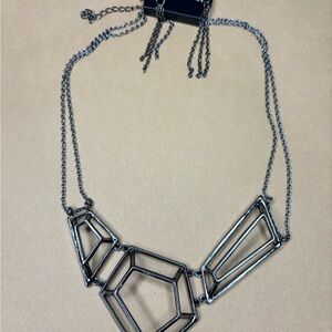 Paparazzi Silver Geometric Necklace